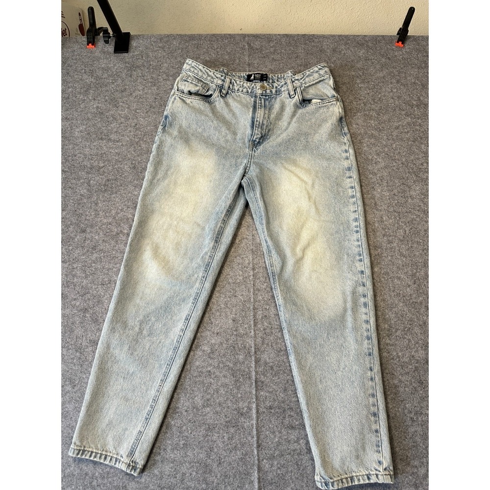Cuidado con el Perro Jeans Womens 6 Blue 100% Cotton High Rise Tapered Leg